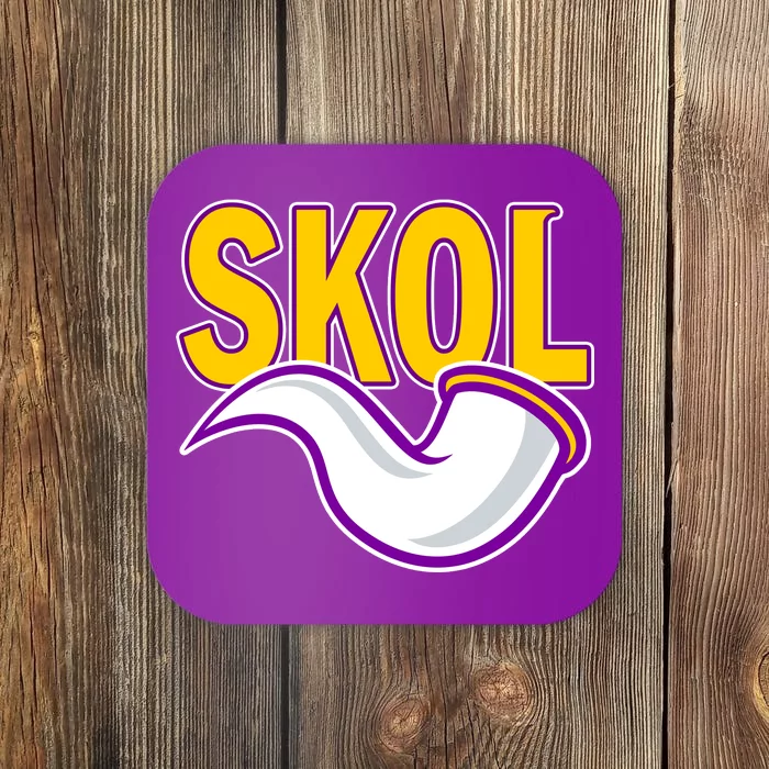 Skol Viking Horn Coaster