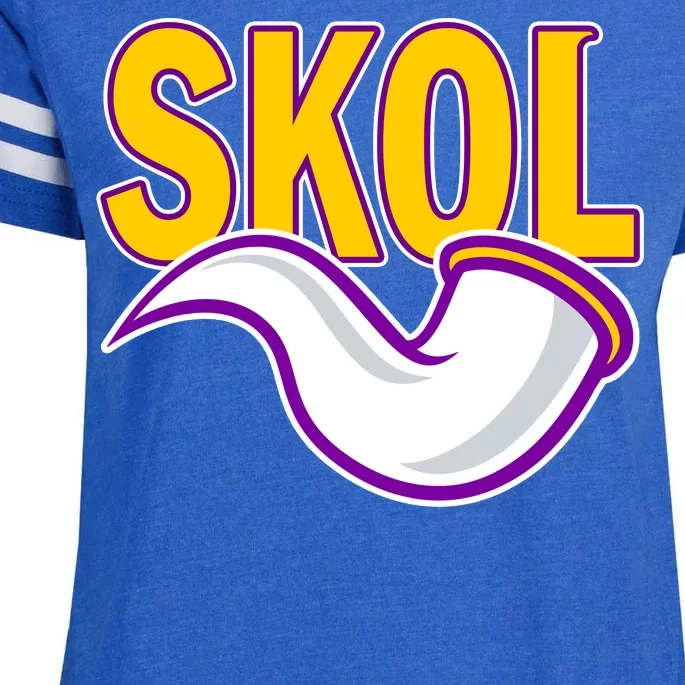 Skol Viking Horn Enza Ladies Jersey Football T-Shirt