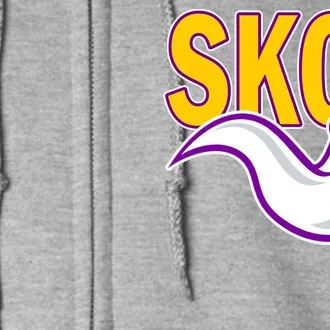 Skol Viking Horn Full Zip Hoodie