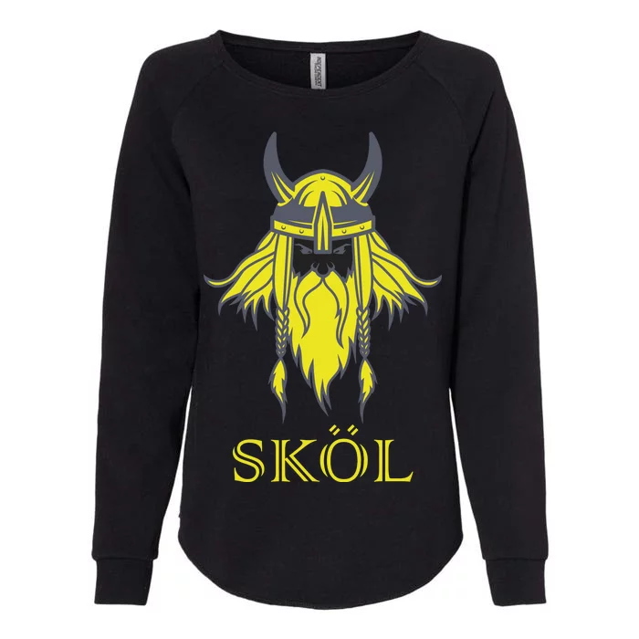 SKOL Viking Nordic Scandinavian Womens California Wash Sweatshirt