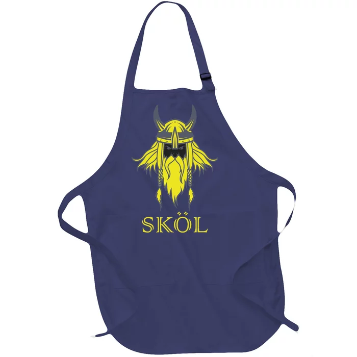 SKOL Viking Nordic Scandinavian Full-Length Apron With Pocket