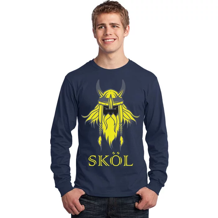 SKOL Viking Nordic Scandinavian Tall Long Sleeve T-Shirt