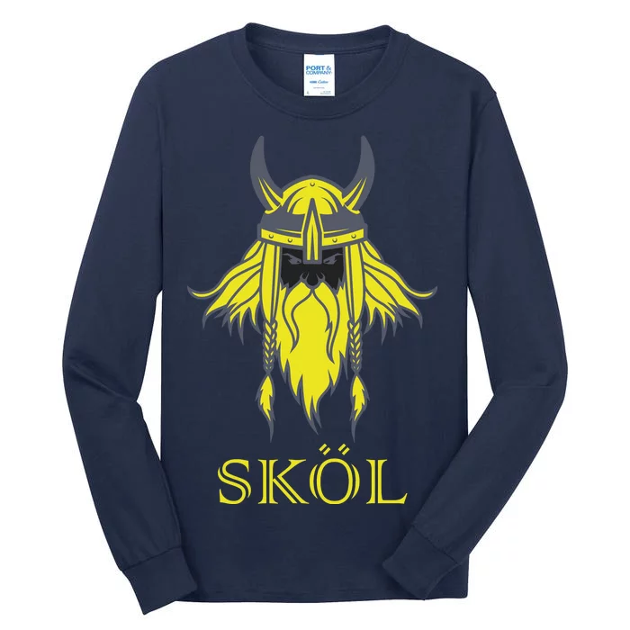 SKOL Viking Nordic Scandinavian Tall Long Sleeve T-Shirt