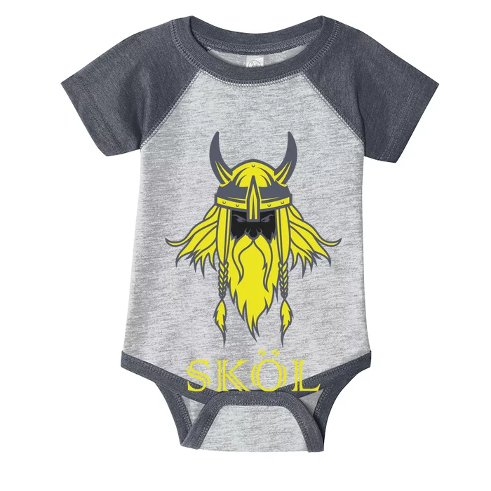 SKOL Viking Nordic Scandinavian Infant Baby Jersey Bodysuit