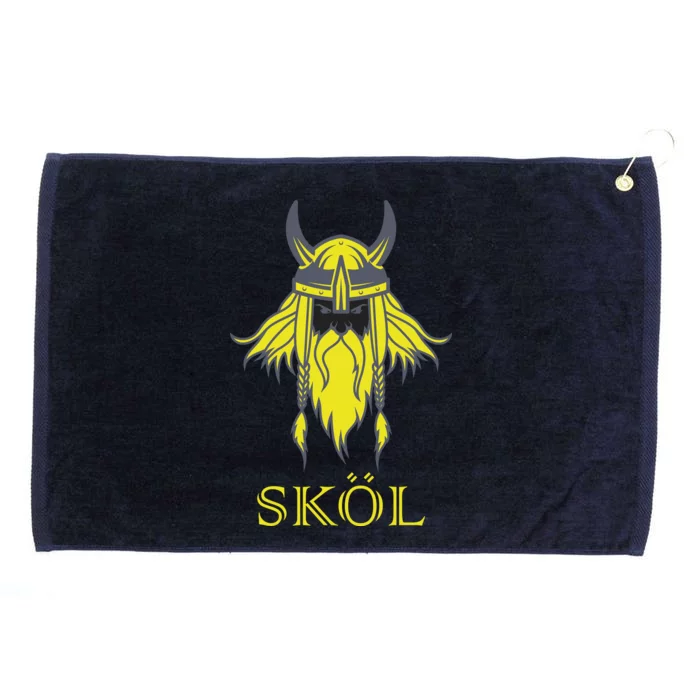 SKOL Viking Nordic Scandinavian Grommeted Golf Towel