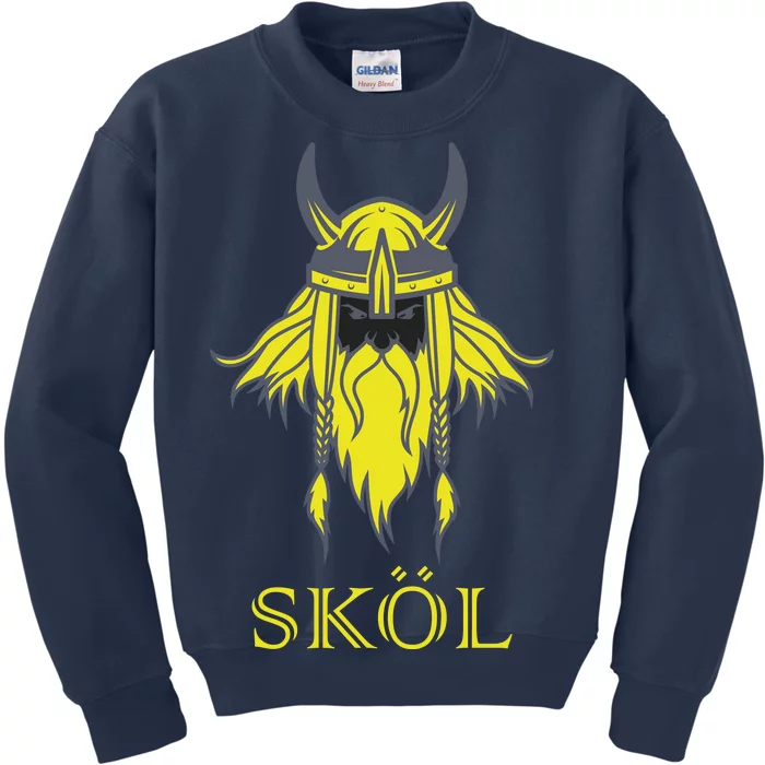 SKOL Viking Nordic Scandinavian Kids Sweatshirt