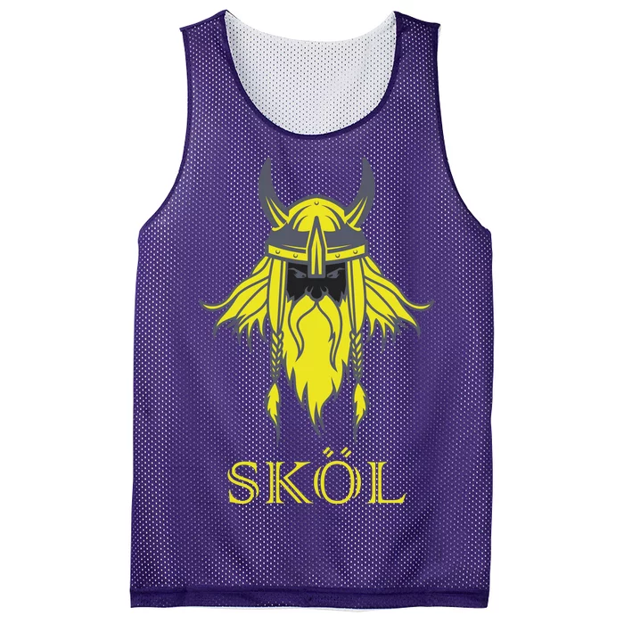 SKOL Viking Nordic Scandinavian Mesh Reversible Basketball Jersey Tank