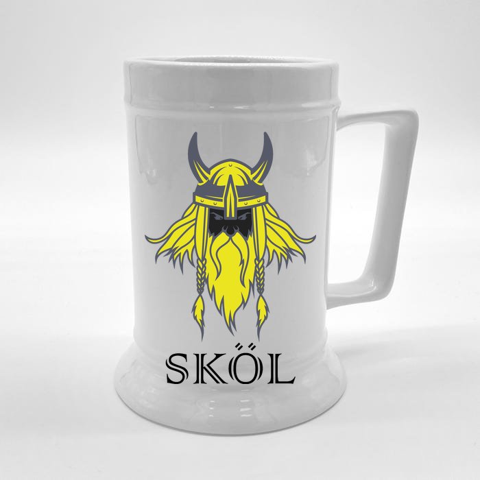 SKOL Viking Nordic Scandinavian Front & Back Beer Stein