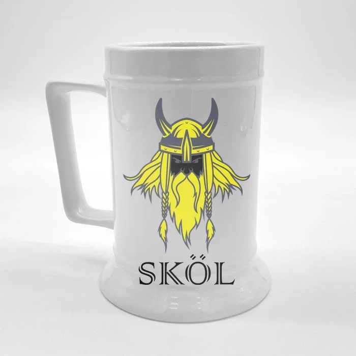 SKOL Viking Nordic Scandinavian Front & Back Beer Stein