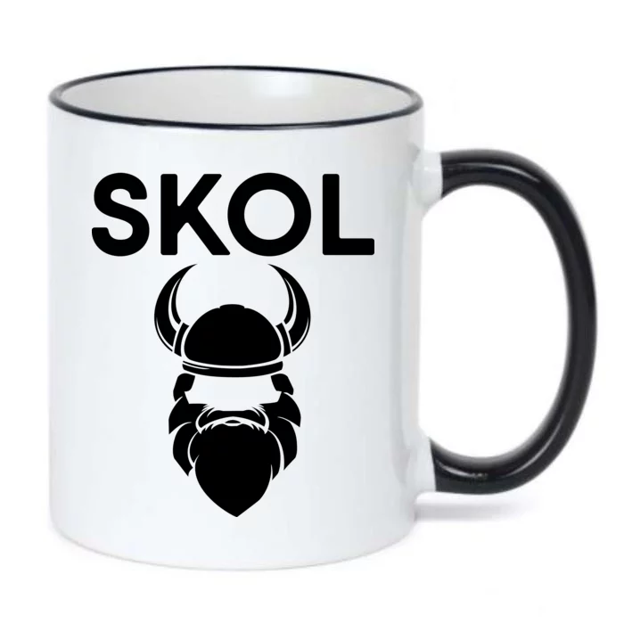 Skol Vikings Black Color Changing Mug