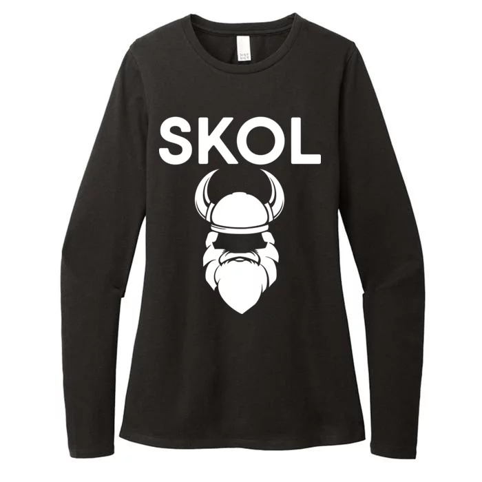 Skol Vikings Womens CVC Long Sleeve Shirt