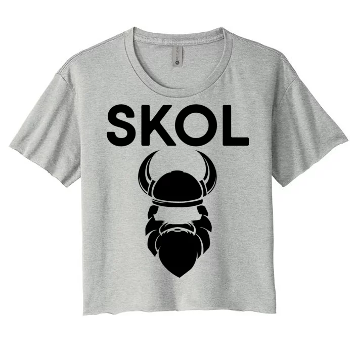 Skol Vikings Women's Crop Top Tee