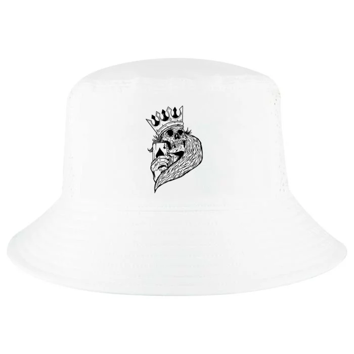 Skeleton King Poker Cool Comfort Performance Bucket Hat