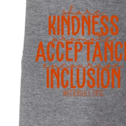 Share Kindness Promote Acceptance Encourage Inclusion End Bullying Unity Day Doggie 3-End Fleece Hoodie