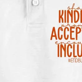 Share Kindness Promote Acceptance Encourage Inclusion End Bullying Unity Day Dry Zone Grid Performance Polo