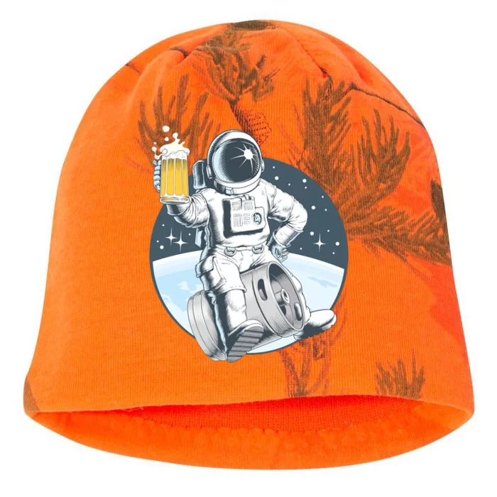 Space Kegger Party Astronaut Kati - Camo Knit Beanie