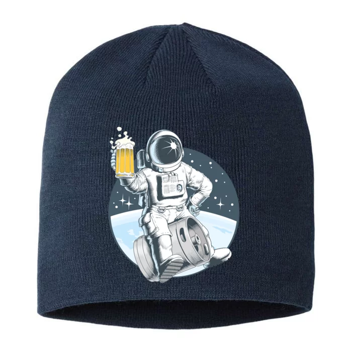 Space Kegger Party Astronaut 8 1/2in Sustainable Knit Beanie