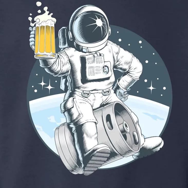 Space Kegger Party Astronaut Toddler Hoodie