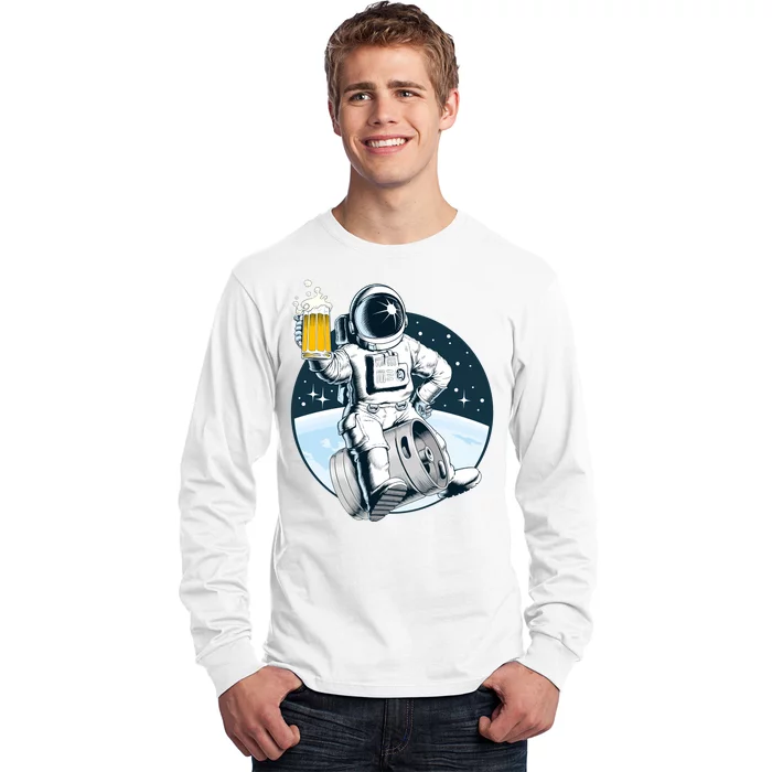 Space Kegger Party Astronaut Long Sleeve Shirt