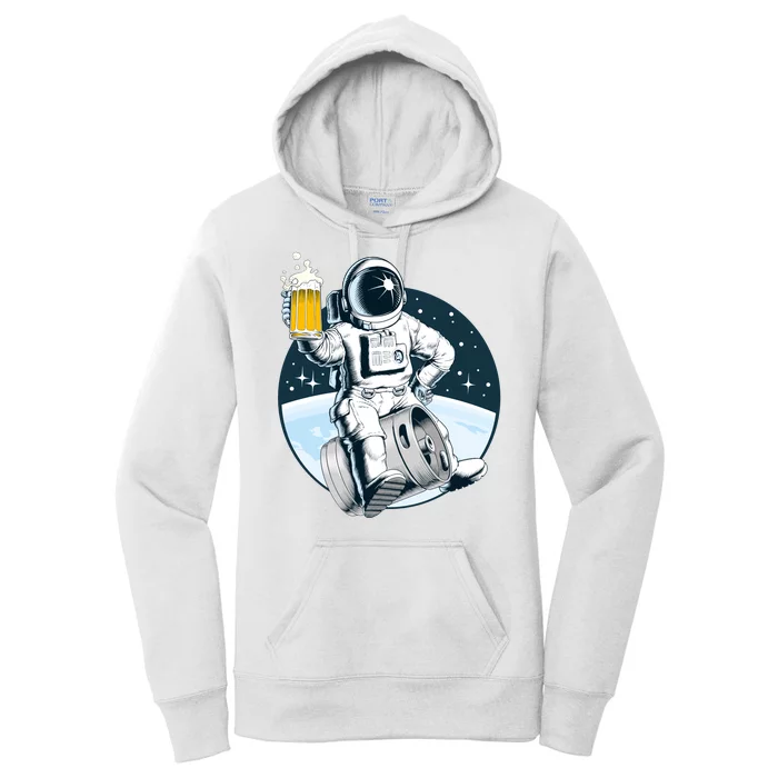 Space Kegger Party Astronaut Women's Pullover Hoodie