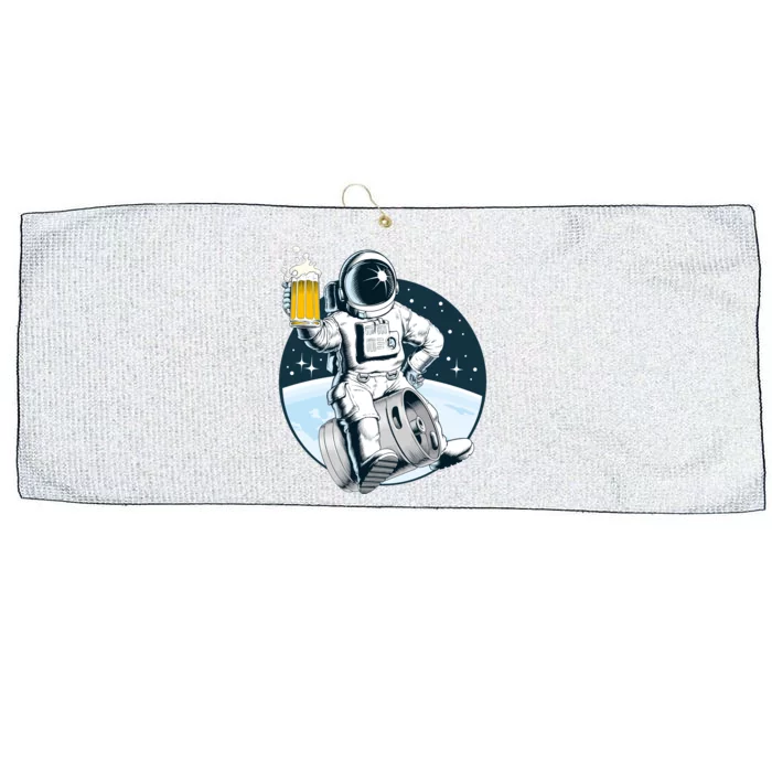 Space Kegger Party Astronaut Large Microfiber Waffle Golf Towel