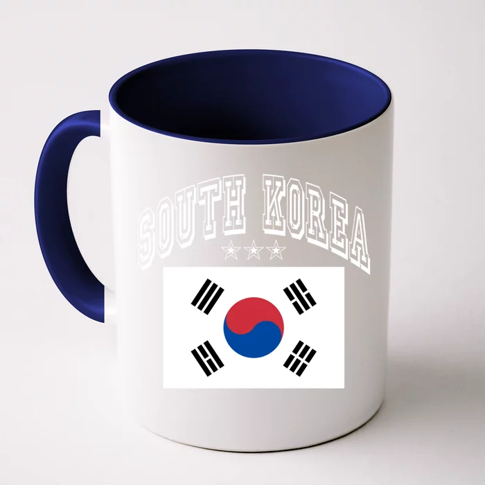 South Korea Patriotic Throwback Flag Souvenir Gift Front & Back Coffee Mug