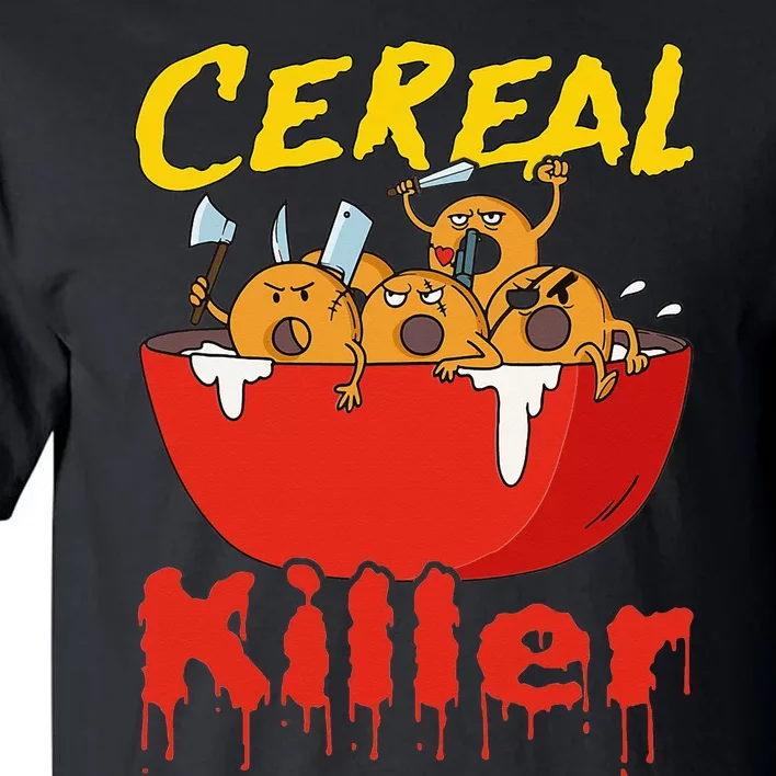 Serial Killer Parody Cereal Killer Tall T-Shirt