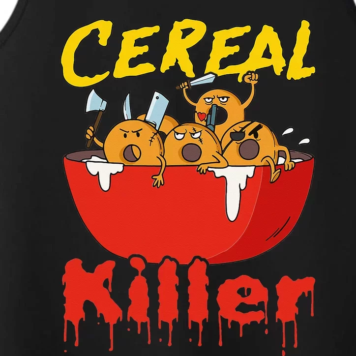 Serial Killer Parody Cereal Killer Performance Tank