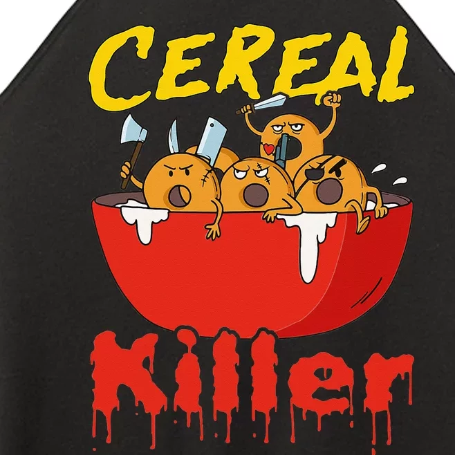 Serial Killer Parody Cereal Killer Women’s Perfect Tri Rocker Tank