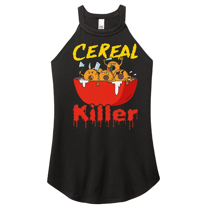 Serial Killer Parody Cereal Killer Women’s Perfect Tri Rocker Tank