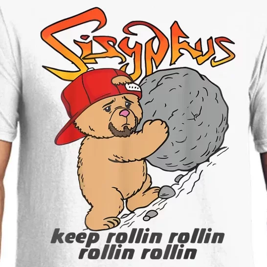 Sisyphus Keep Rollin Rollin Rollin Rollin Pajama Set