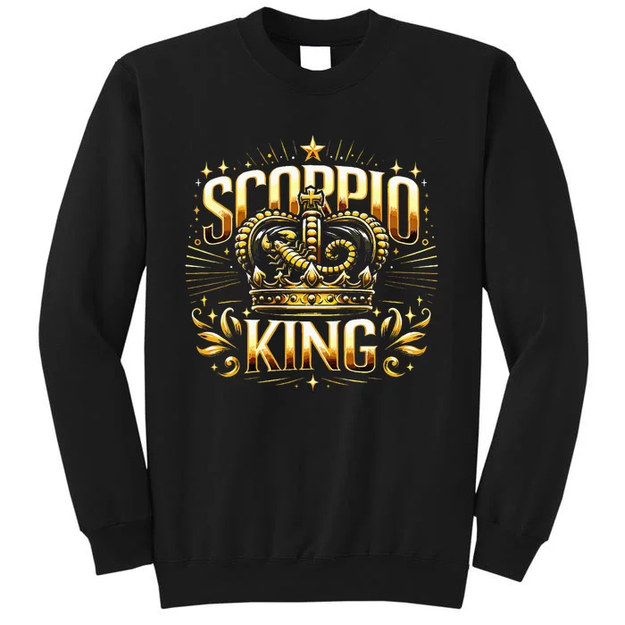 Scorpio King 's Birthday Scorpion Sign November Born Tall Sweatshirt