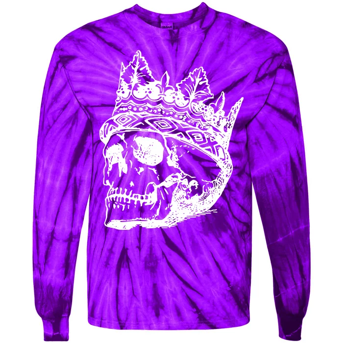 Skull King Tie-Dye Long Sleeve Shirt