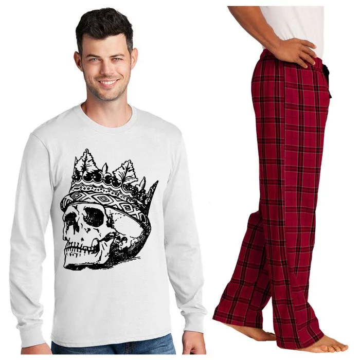 Skull King Long Sleeve Pajama Set