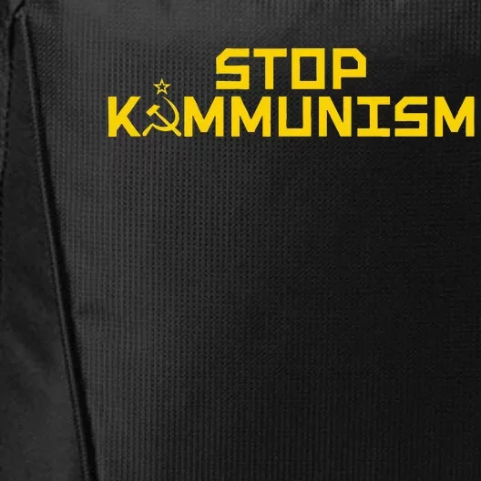 Stop Kammunism Stop Commiela Harris Vote Trump Vance 2024 City Backpack