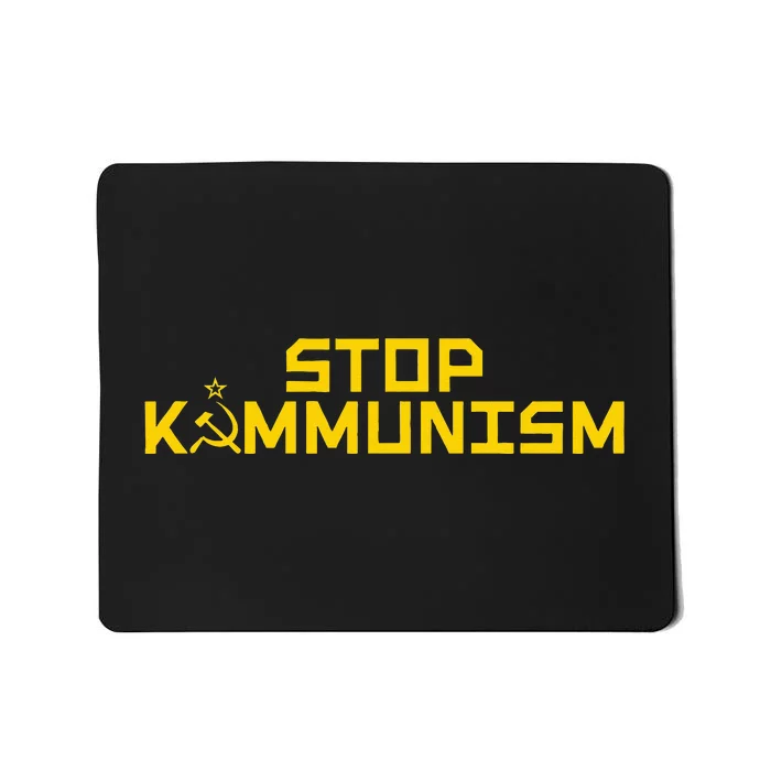 Stop Kammunism Stop Commiela Harris Vote Trump Vance 2024 Mousepad