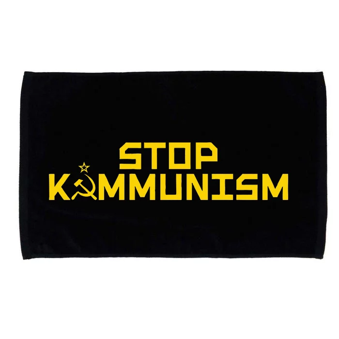 Stop Kammunism Stop Commiela Harris Vote Trump Vance 2024 Microfiber Hand Towel