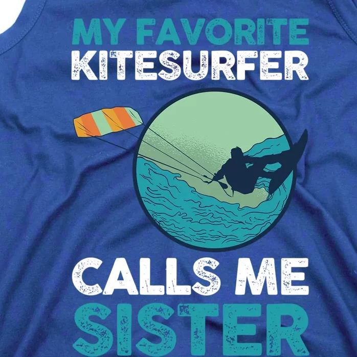 Surfing Kitesurfing Sister Kitesurfer Meaningful Gift Tank Top