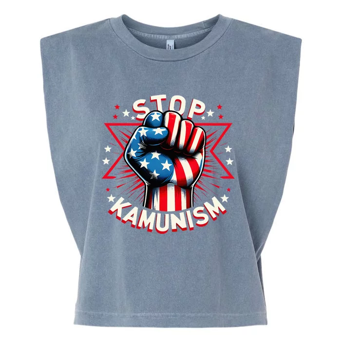 Stop Kamunism Garment-Dyed Women's Muscle Tee