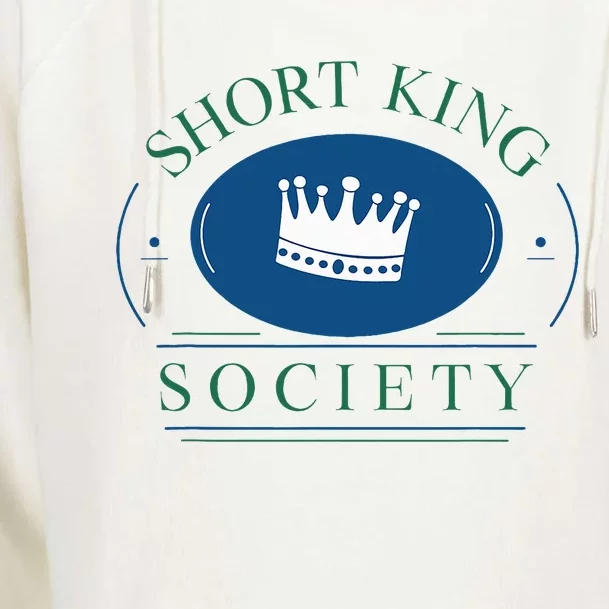 SHORT KING SOCIETY Womens Funnel Neck Pullover Hood