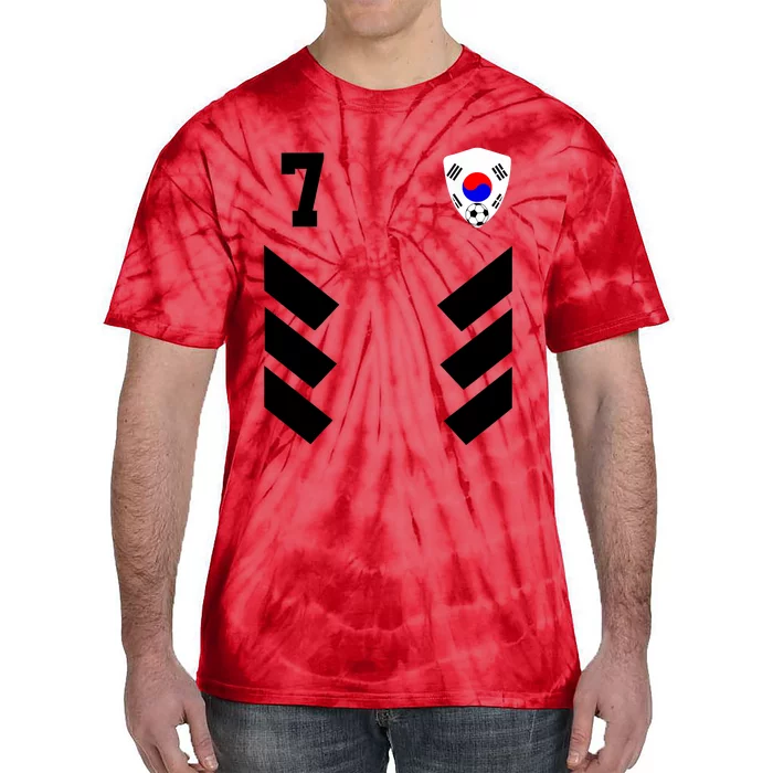 South Korea Soccer Jersey South Korean Football Tie-Dye T-Shirt