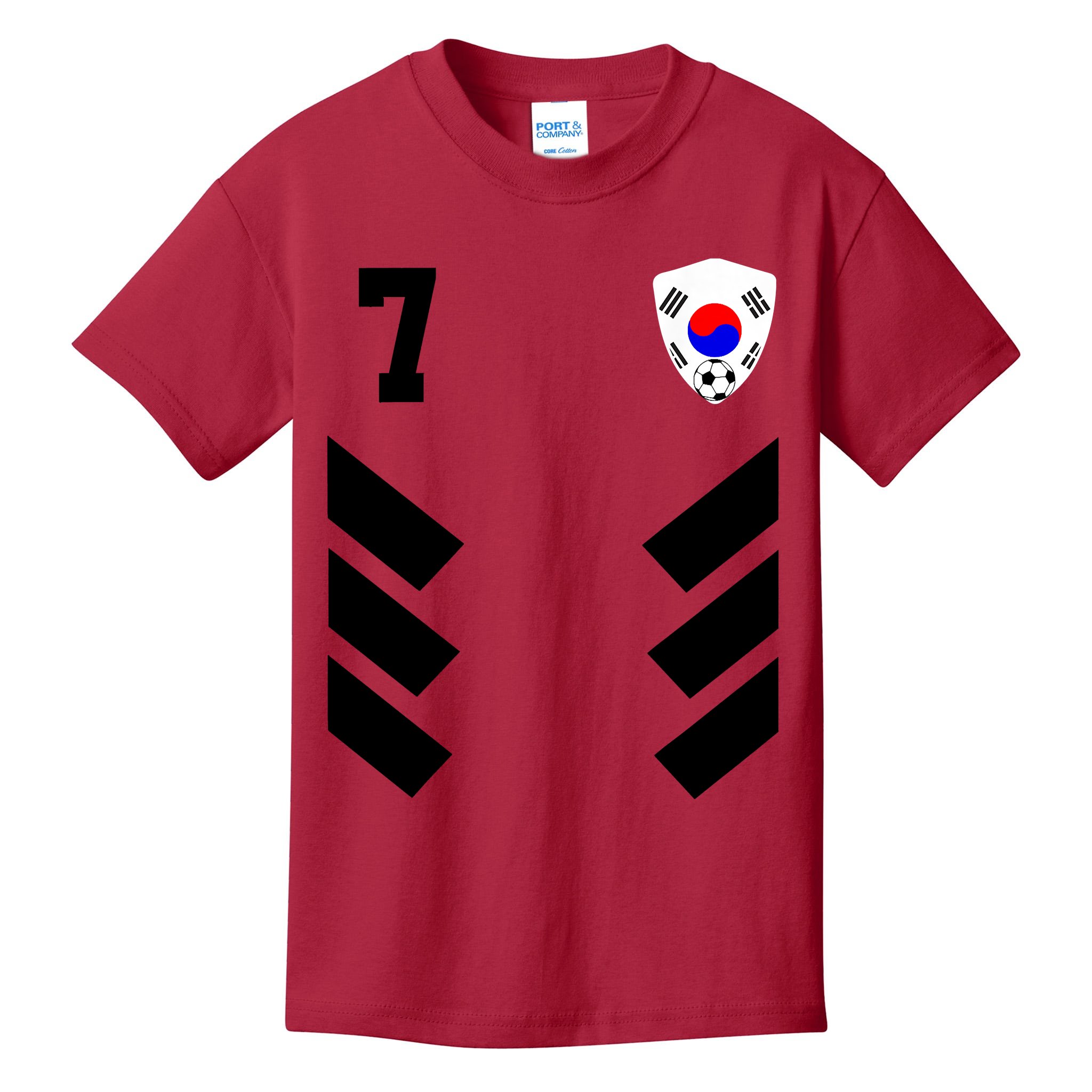 South Korea Soccer Jersey South Korean Football Kids T-Shirt