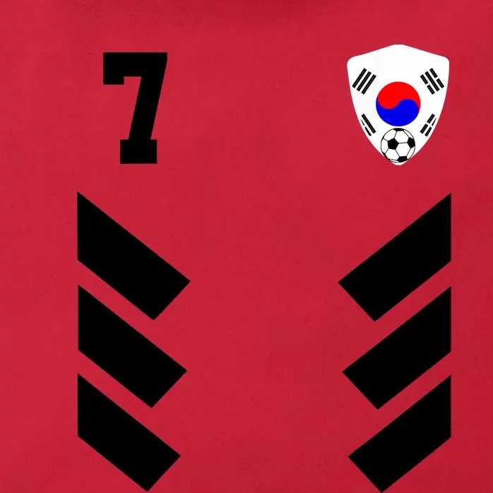 South Korea Soccer Jersey South Korean Football Zip Tote Bag