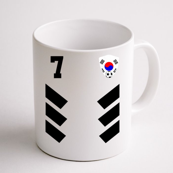 South Korea Soccer Jersey South Korean Football Front & Back Coffee Mug