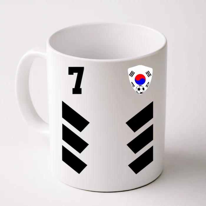 South Korea Soccer Jersey South Korean Football Front & Back Coffee Mug