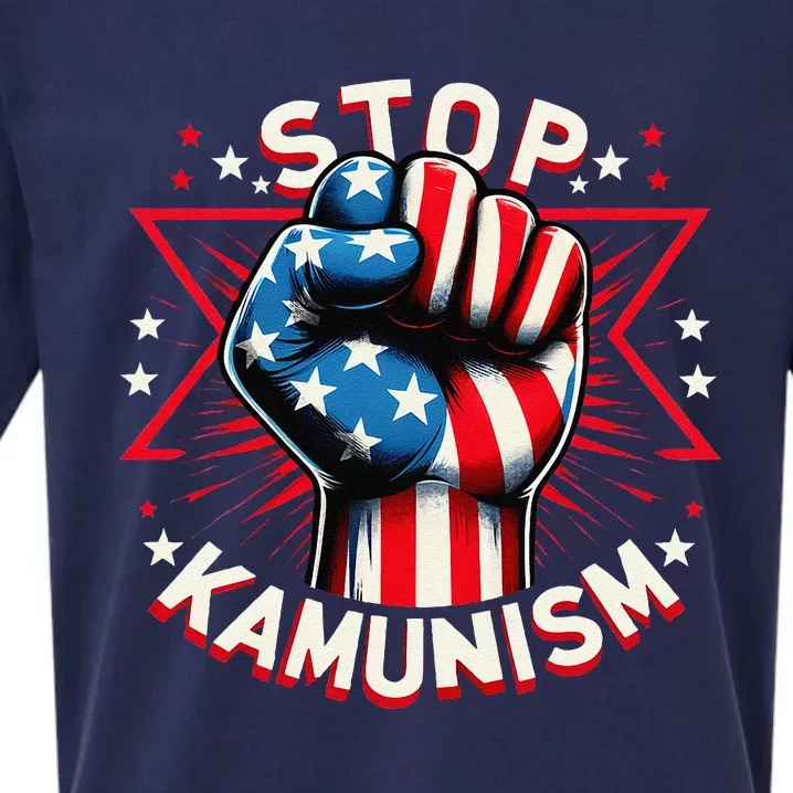 Stop Kamunism Sueded Cloud Jersey T-Shirt