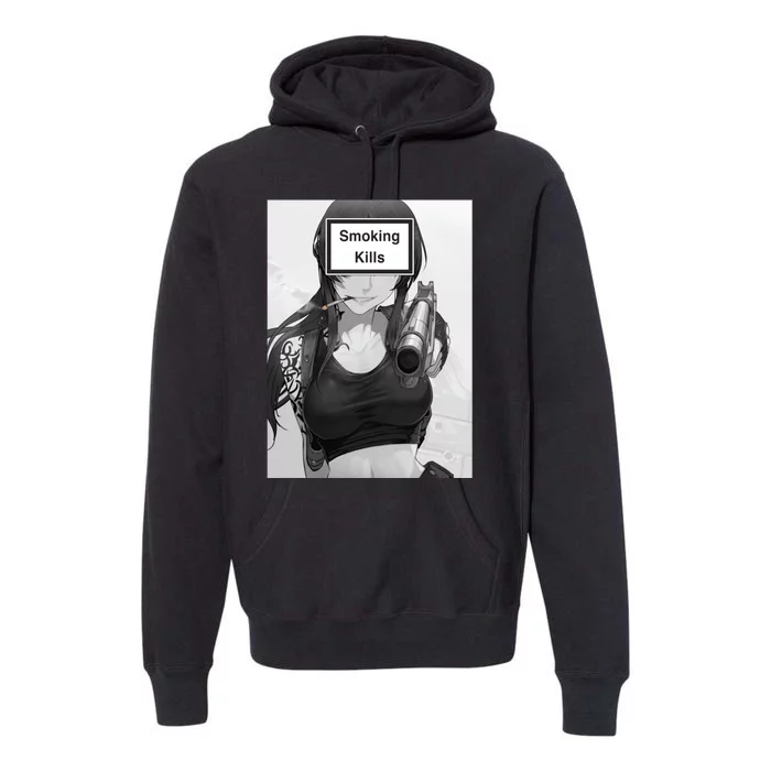 Smoking Kills Premium Hoodie