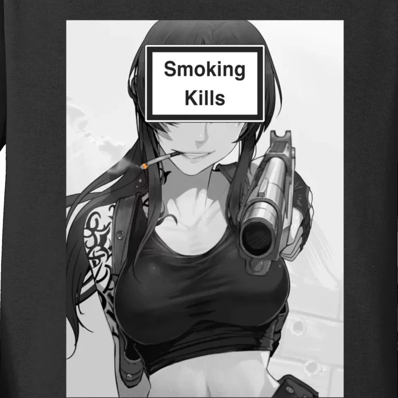 Smoking Kills Kids Long Sleeve Shirt