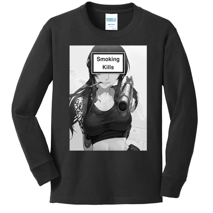 Smoking Kills Kids Long Sleeve Shirt