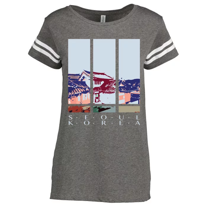 SEOUL KOREA Enza Ladies Jersey Football T-Shirt